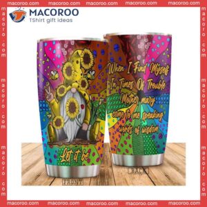 Let It Be Hippie Stainless Steel Tumbler