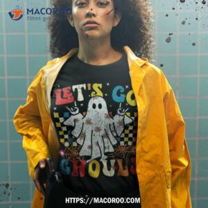 let s go ghouls halloween funny retro vintage groovy ghost shirt tshirt 2
