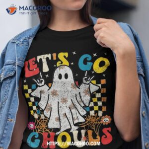 let s go ghouls halloween ghost outfit costume retro groovy shirt tshirt 1