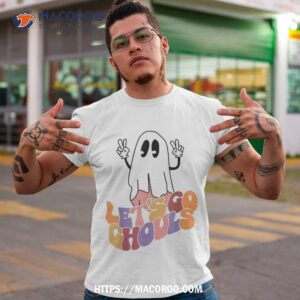 let s go ghouls halloween ghost outfit costume retro groovy shirt tshirt 3