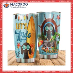 Let’s Ride, Summer Paradise Stainless Steel Tumbler