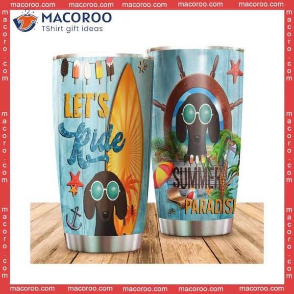 Let’s Ride, Summer Paradise Stainless Steel Tumbler