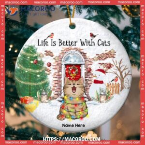 Life Is Better With Cats, Hallmark Cat Ornaments