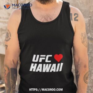limited ufc hawaii charity shirt tank top