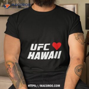 limited ufc hawaii charity shirt tshirt