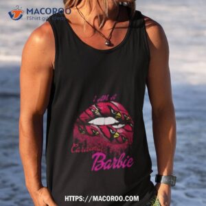 lips arizona cardinals barbie 2023 shirt tank top