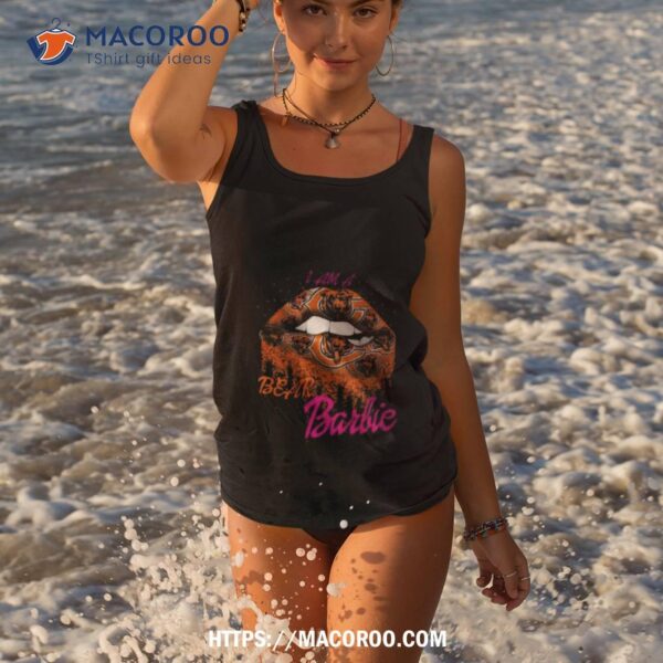 Lips Chicago Bears Barbie 2023 Shirt