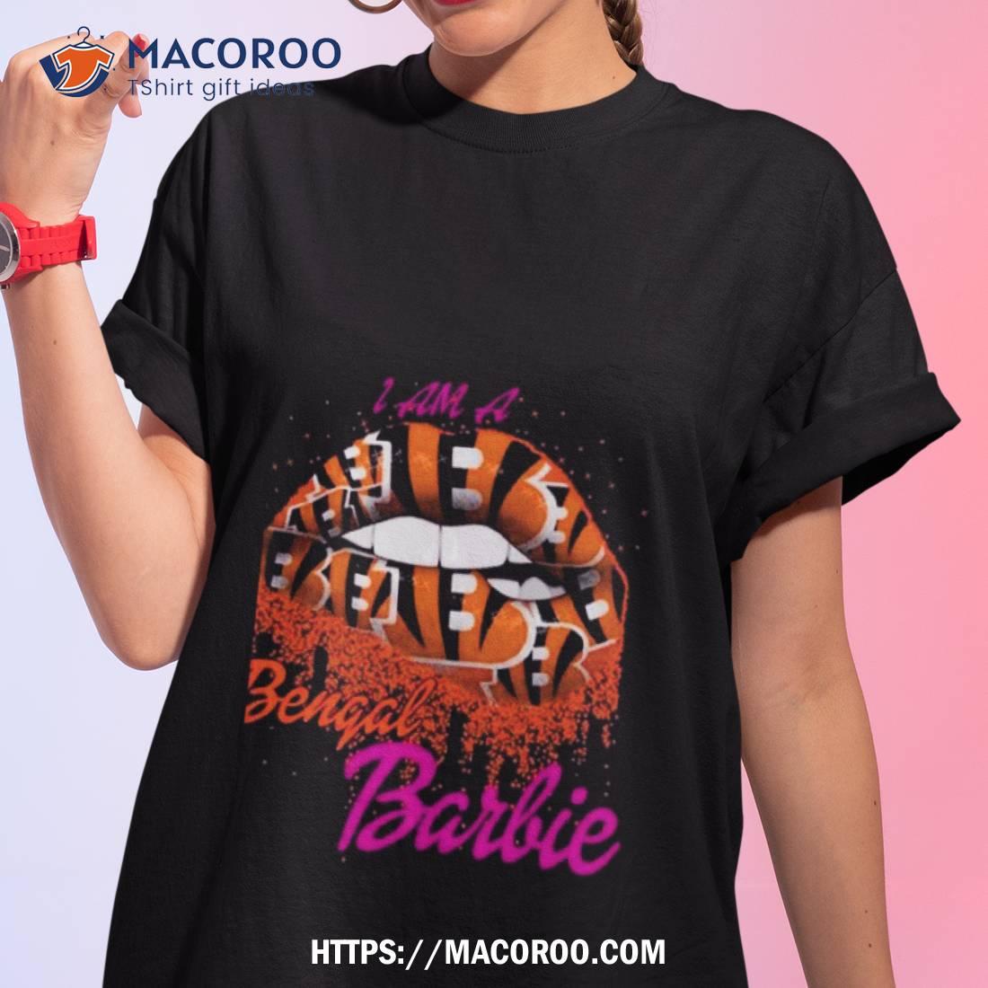 Original lips Cincinnati Bengals Barbie 2023 Shirt, hoodie, sweater, long  sleeve and tank top