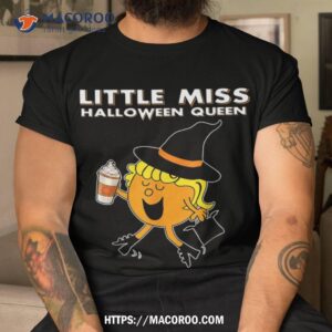 Little Miss Halloween Queen Funny Witch Shirt