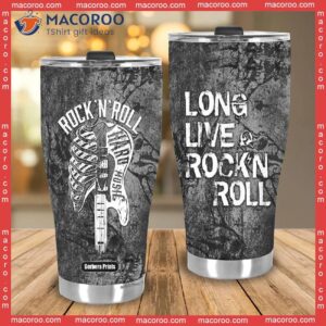 long live rock n roll guitar tumbler 2