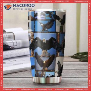Love Bald Eagle Stainless Steel Tumbler