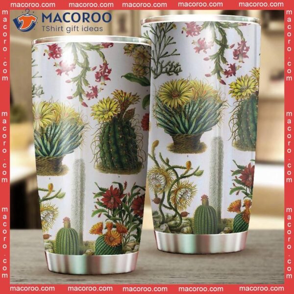 Love Cactus Stainless Steel Tumbler