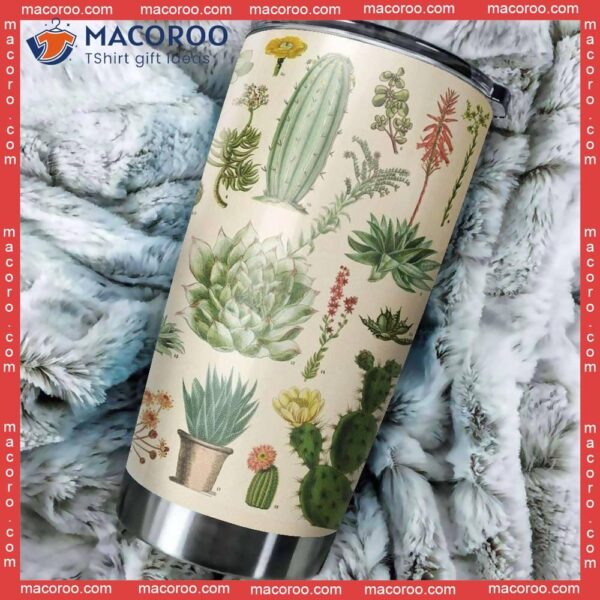 Love Cactus Stainless Steel Tumbler