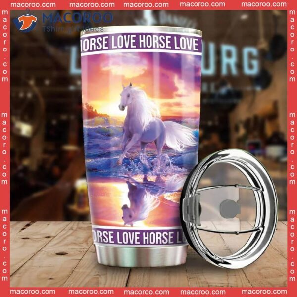 Love Horse Stainless Steel Tumbler