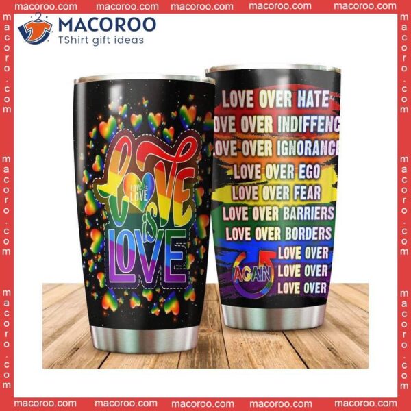 Love Is Stainless Steel Tumbler