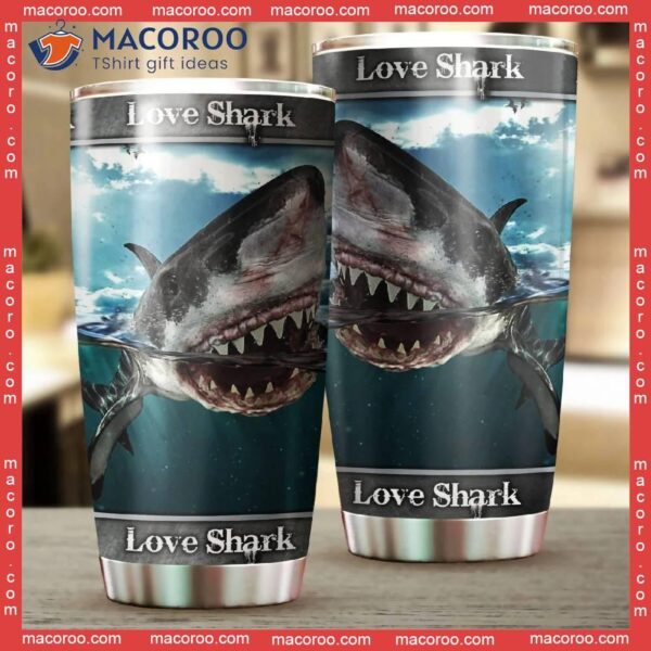 Love Shark Stainless Steel Tumbler