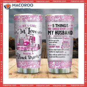 Love Truck Driver Stainless Steel Tumbler