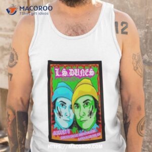 ls dunes pinkshift garden grove amphitheatre garden grove ca august tour 2023 art poster design shirt tank top