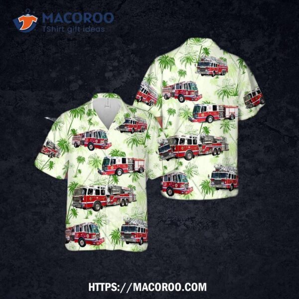 Luau  Paterson Fire Departt Hawaiian Shirt Luau