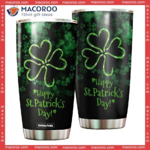 lucky charm happy st patrick day stainless steel tumbler 0