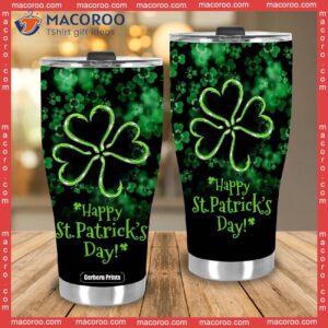 lucky charm happy st patrick day stainless steel tumbler 3