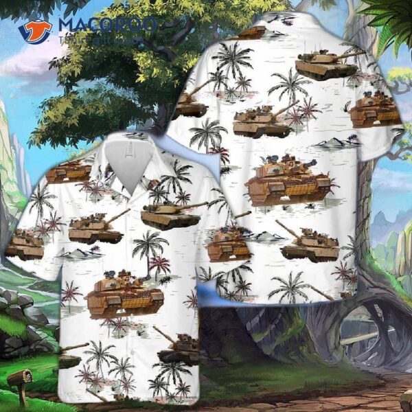 M1 Abrams Hawaiian Shirt