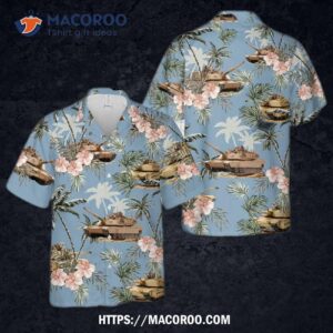 M1 Abrams Tank Hawaiian Shirt