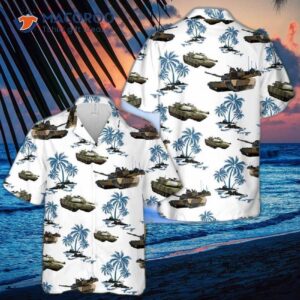 M1a2 Abrams Hawaiian Shirt