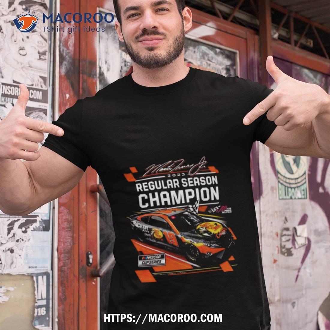 Martin Truex Jr Joe Gibbs Racing Team Collection 2023 Nascar Cup Series Regular Season Champion Shirt Martin Truex Jr Joe Gibbs Racing Team Collection 2023 Nascar Cup Series Regular Season Champion Shirt