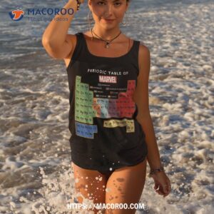 Marvel Ultimate Periodic Table Of Elements Graphic Short Sleeve Shirt 3 marvel ultimate periodic table of elements graphic short sleeve shirt tank top