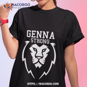 mastroeni wearing the genna strong shirt tshirt 1