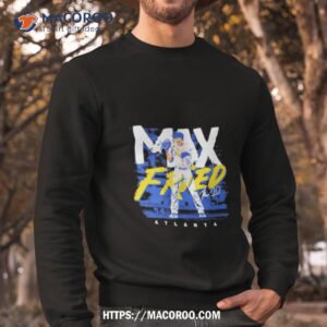 max fried 54 atlanta braves mlbpa signature shirt sweatshirt