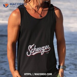 max scherzer texas text shirt tank top