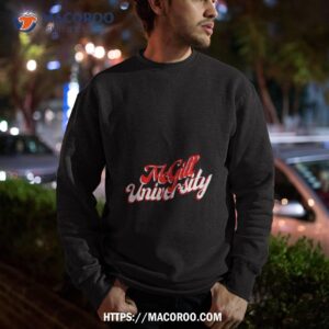 mcgill university logo canadian shirt sweatshirt
