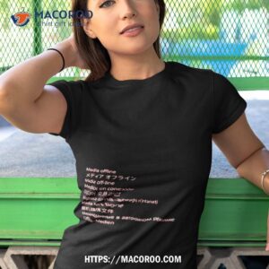 mens media offline shirt tshirt 1