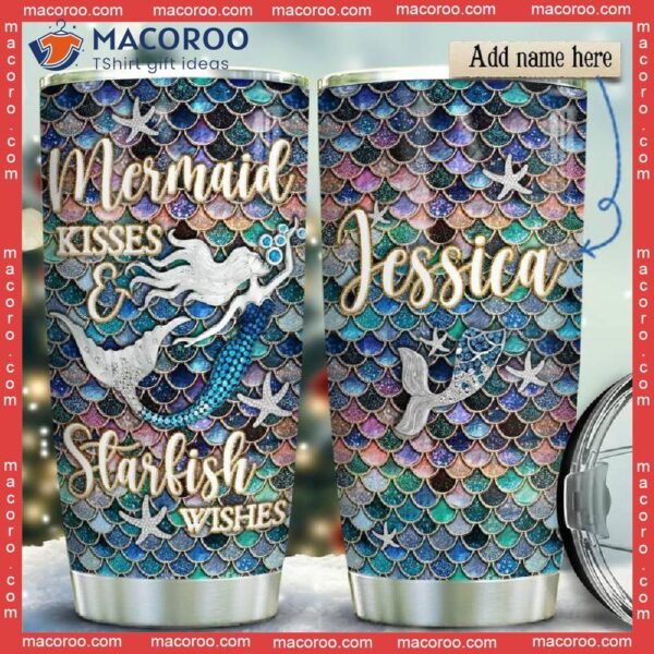 Mermaid Starfish Stainless Steel Tumbler