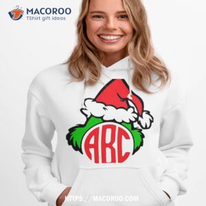 merry christmas alphabet abc shirt grinch christmas hoodie 1