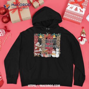 merry christmas santa and snow shirt beach snowman hoodie