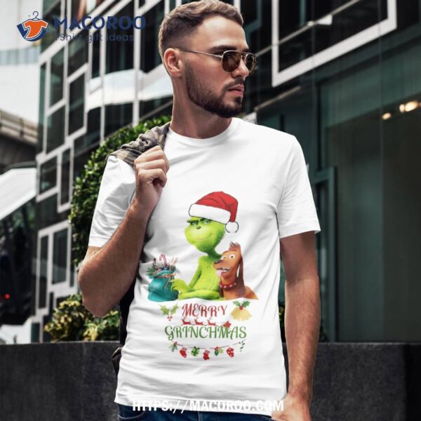 Merry Grinchmas Christmas Grinch Shirt, Grinch T-shirt Womens