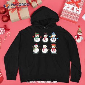 mery christmas funny snow winter cute shirt funny snowman hoodie 1