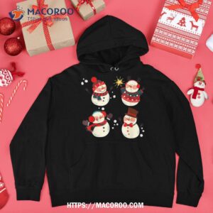 mery christmas funny snow winter cute shirt snowman christmas gifts hoodie