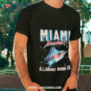 Miami Baseball Throwback Mascot Shirt