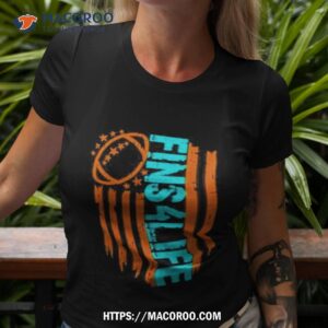 Miami Dolphins 4 Fins Life Shirt