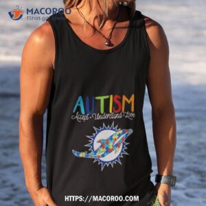 miami dolphins autism accept understand love 2023 shirt tank top
