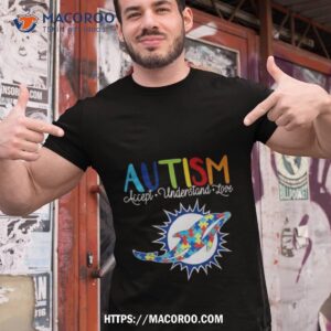 Miami Dolphins Autism Accept Understand Love 2023 Shirt