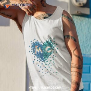 miami dolphins tiny heart shape 2023 shirt tank top 1