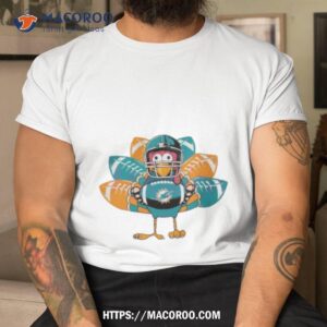 Miami Dolphins Turkey Thanksgiving 2023 Shirt