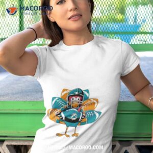 miami dolphins turkey thanksgiving shirt tshirt 1