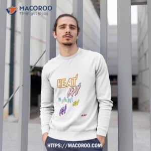 miami heat mitchell ness hardwood shirt sweatshirt 1