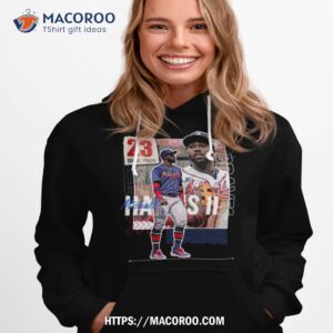 michael harris ii baseball paper braves 23 center fielder shirt hoodie 1